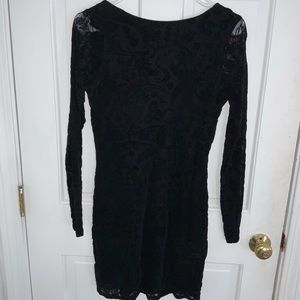 BOOHOO LONG SLEEVE MINI DRESS